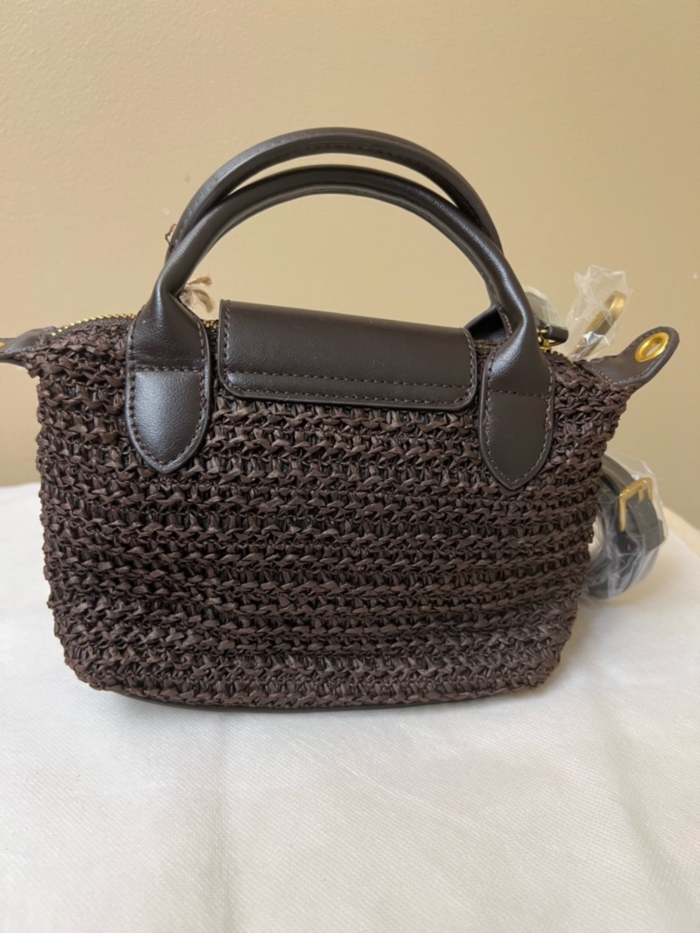 Expressions NYC Woven Mini crossbody / Tote NWT - Picture 4 of 7